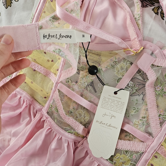 NWT For Love & Lemons Camila Tank Slip Dress - Picture 8 of 10